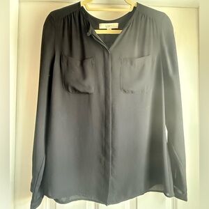LOFT Women's Classic Black Blouse